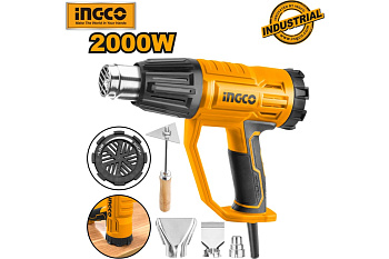 Фен строительный INGCO INDUSTRIAL HG200047