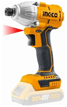 Винтоверт аккумуляторный бесщеточный импульсный 20В INGCO CIRLI20030 INDUSTRIAL