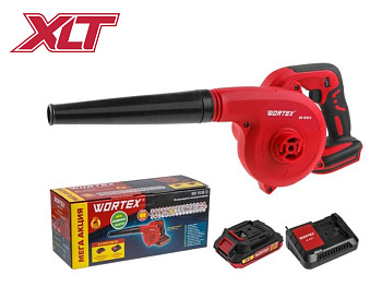 Аккумуляторная воздуходувка WORTEX BB1518D 18В