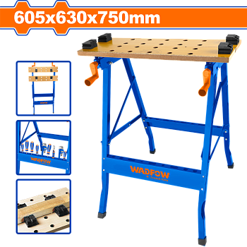 Верстак столярный складной 605х630х750 мм WADFOW WWE1525