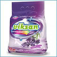 Порошок для стирки VIKSAN автомат с пятновыводителем для цветного Цветущая лаванда (400г, 2,4кг, 20к