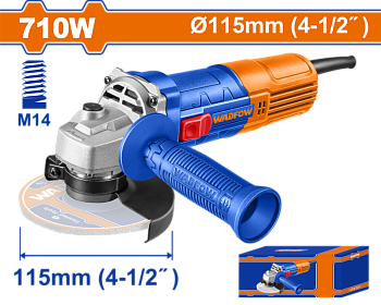 Угловая шлифовальная машина 710 Вт, 115 мм WADFOW WAG15761