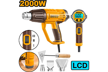 Фен строительный INGCO INDUSTRIAL HG200058