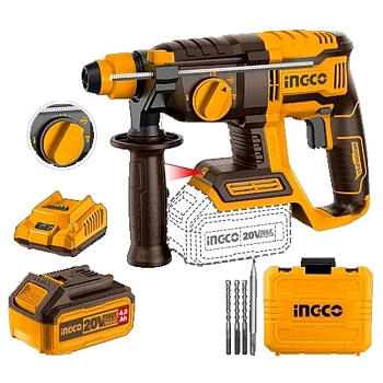 Аккумуляторный перфоратор BL 20В, 1хАКБ 4Ач и ЗУ SUPER INGCO CRHLI202081 INDUSTRIAL