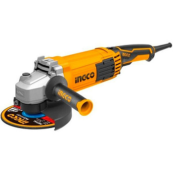 Угловая шлифовальная машина (болгарка) 1500Вт INGCO AG1500182