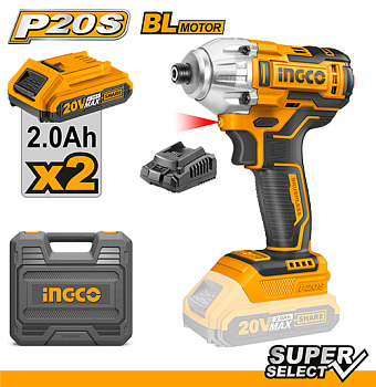 Аккумуляторный ударный привод INGCO CIRLI2017