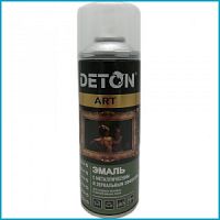 Эмаль DETON ART (Бронза-хром металлик) с зеркальным эффектом, аэрозоль 520 мл