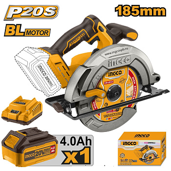 Аккумуляторная циркулярная пила INGCO INDUSTRIAL CSLI18511