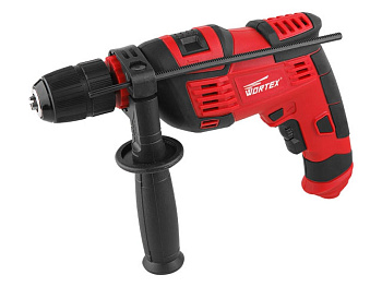 Дрель сетевая ударная WORTEX DS 1308 650Вт