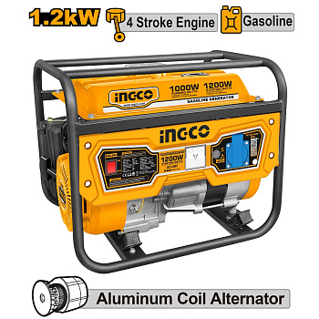 Бензиновый генератор INGCO GE15005