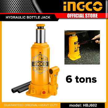 Гидравлический домкрат для бутылок 6т INGCO INDUSTRIAL HBJ602