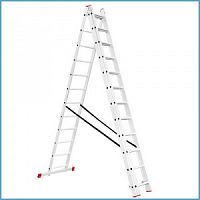 Лестница-стремянка алюминиевая 3-секционная Dinko LS 314
