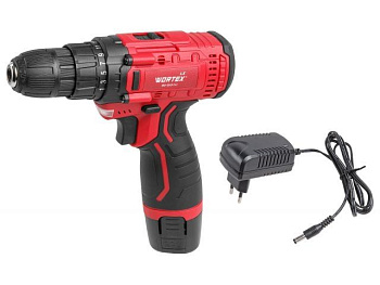 Аккумуляторный шуруповерт WORTEX LX BD 1213-1 Li 12 В, 25 Н*м, 1х1.5 А*ч