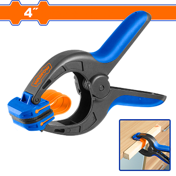 Зажим пружинный 100 мм (50/200) WADFOW WCP5384