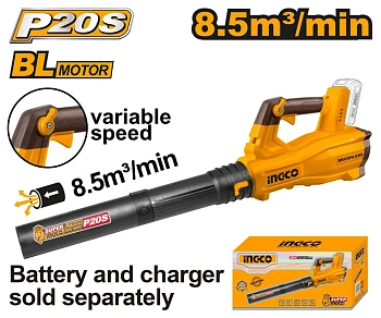 Аккумуляторный воздуходув INGCO INDUSTRIAL CABLI20428