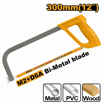 Ножовка по металлу 300 мм SUPER INGCO HHFS3058