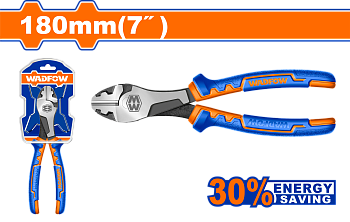 Диагональные плоскогубцы с высоким рычагом 180мм WADFOW WPL7717