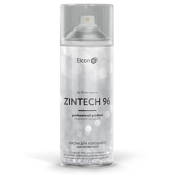 Цинконаполненная грунт-эмаль Elcon Zintech 96% аэрозоль 520 мл